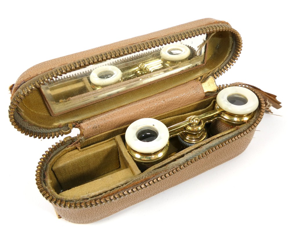 Opera Glasses Theatre Enamel circa 1900