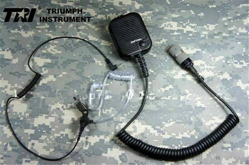 Black TRI PRC-152 Multifunctional Hand Microphone THALES 148 Portable Interphone