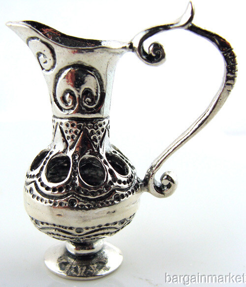 Miniature 925 Sterling Silver Jug Pitcher #508