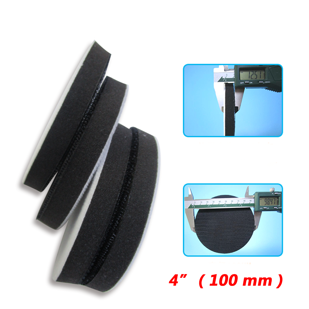 Hook & Loop Sponge Interface Pad Ø 2/3/4/5/6 inch for Sanding Disc Backing Pads