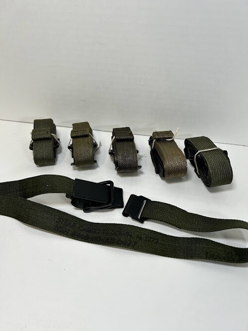 GENUINE U.S. MILITARY LC-1 NYLON TIE DOWN CARGO STRAPS **LOT OF 8** SURPLUS