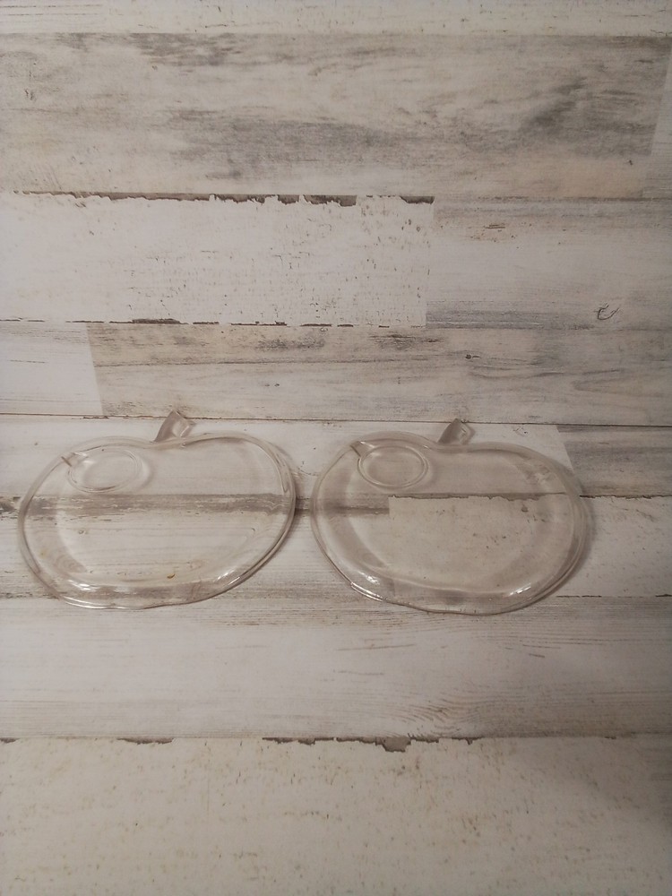 Apple Snack Platter With Dip Holder Set Of Two
