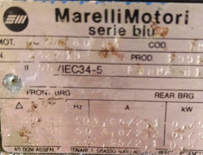 Marelli Motor Serie Blue IEC341