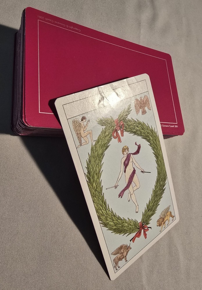 2001 GIOVANNI CASELLI / SHARMAN 78 TAROT Card Deck Set (Complete)