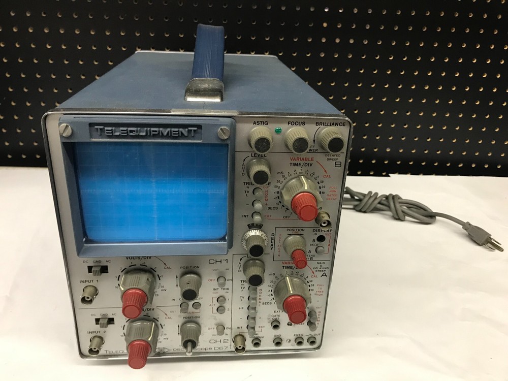 Telequipment Oscilloscope D67 AS-IS