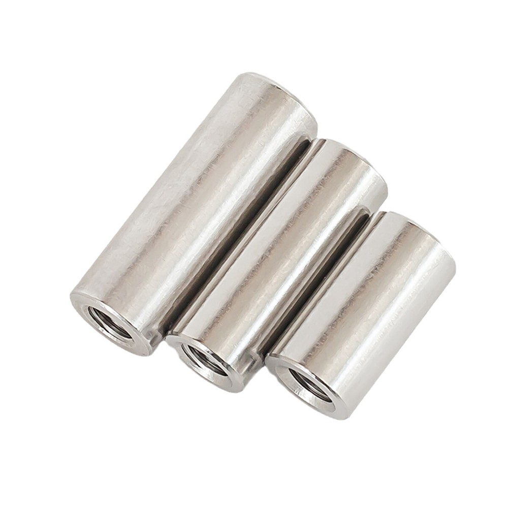 A2 Stainless Steel Round Studding Connector Nuts for Threaded Rods and Tubes