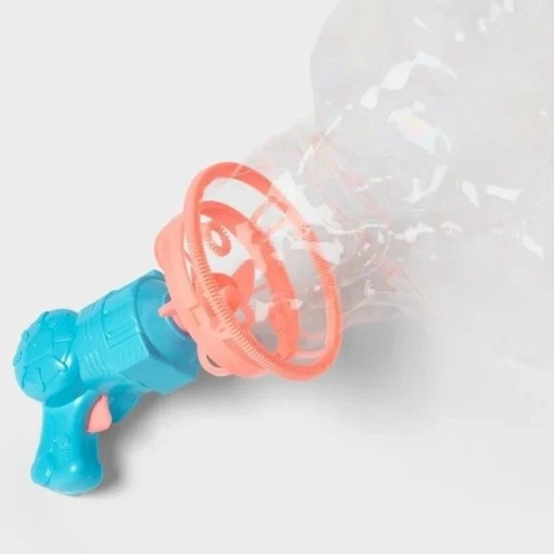 Double Bubble Blaster – Sun Squad Plastic Bubble Blower Toy Ages 3+