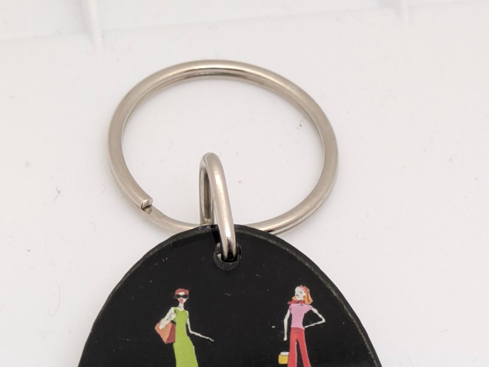 "Girlfriends" Keychain Plastic Multi-Colored