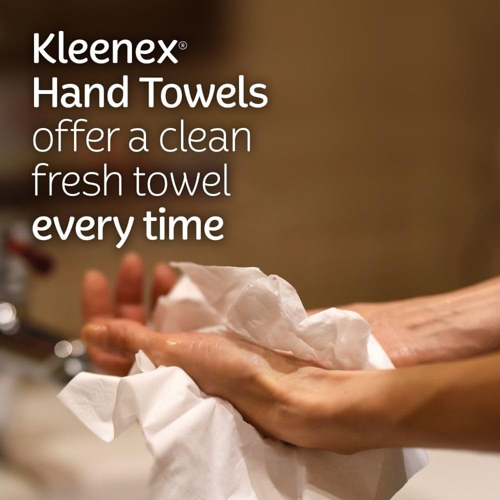 Disposable Paper Hand Towels, 6 Boxes, 60 Tissues per Box (360 Total Tissues), P