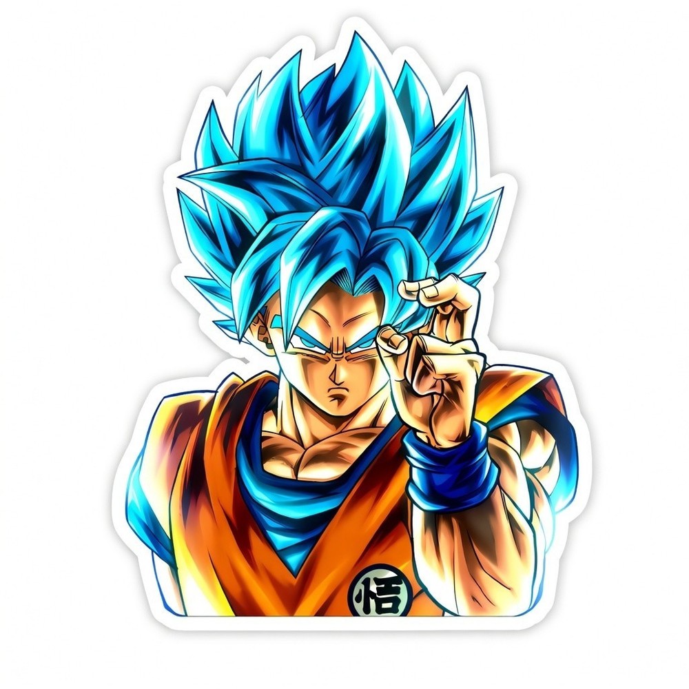 Goku Die-Cut Waterproof Sticker