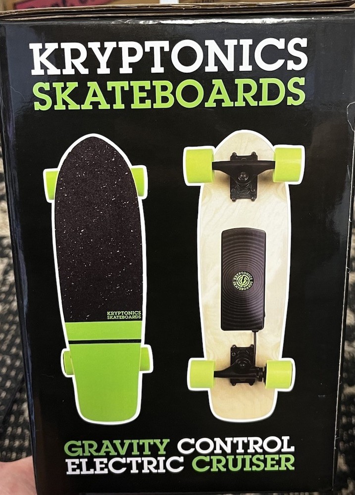 Gravity Control Kryptonics 28" Electric Cruiser Needs Battery Replacement