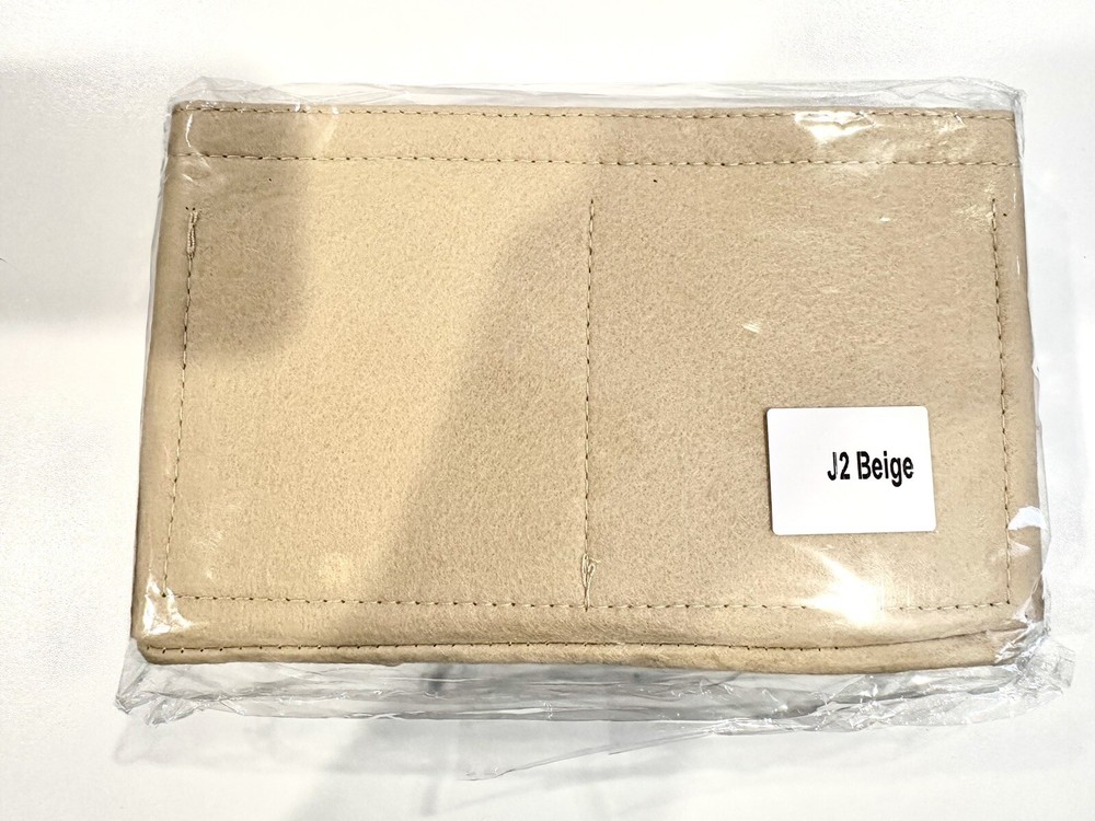 Felt Purse Handbag Organizer Insert - Beige