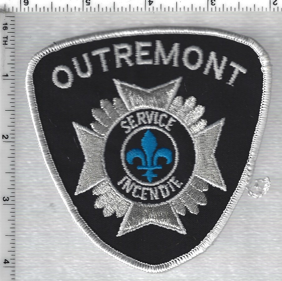 Outremont Service Incendie Fire Department (Quebec, Canada) Shoulder Patch