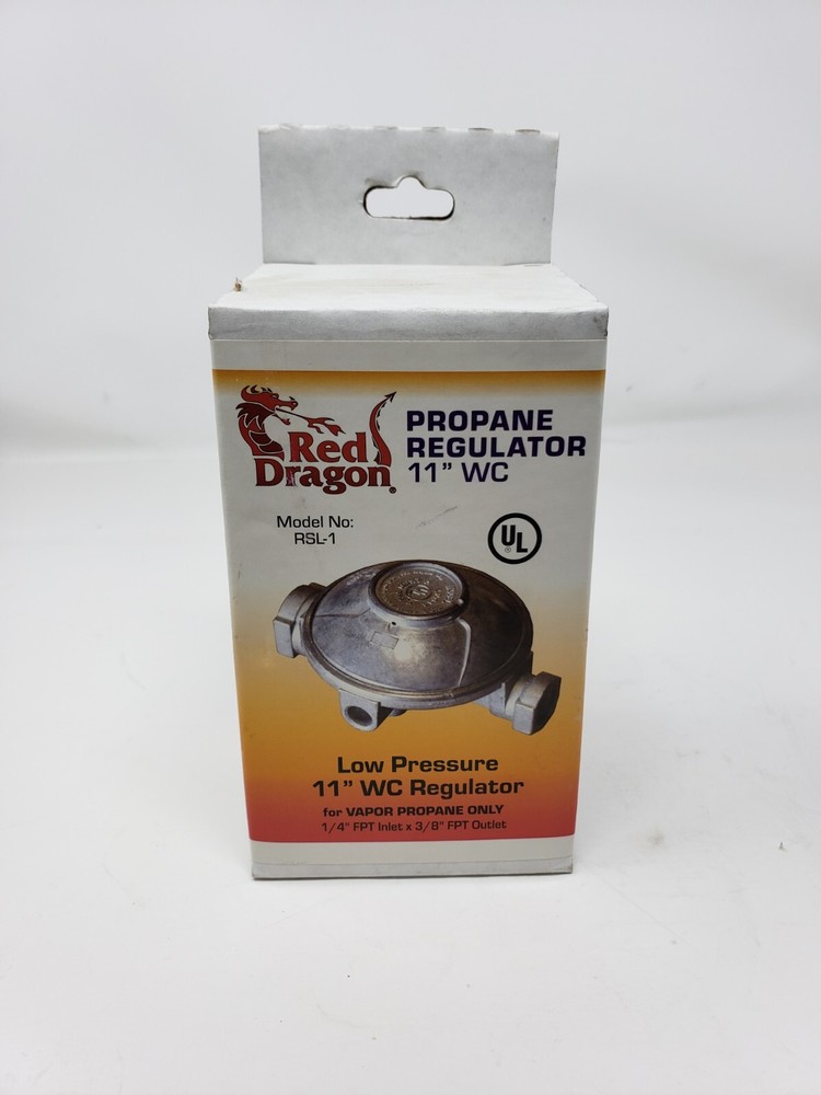 Red Dragon RSL-1 Propane Regulator 11" WC Regulator
