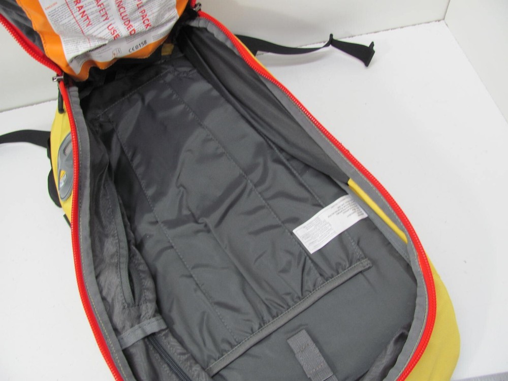 AVALUNG Black Diamond Sample Seth Bandit Backpack ONLY Yellow Black Skull