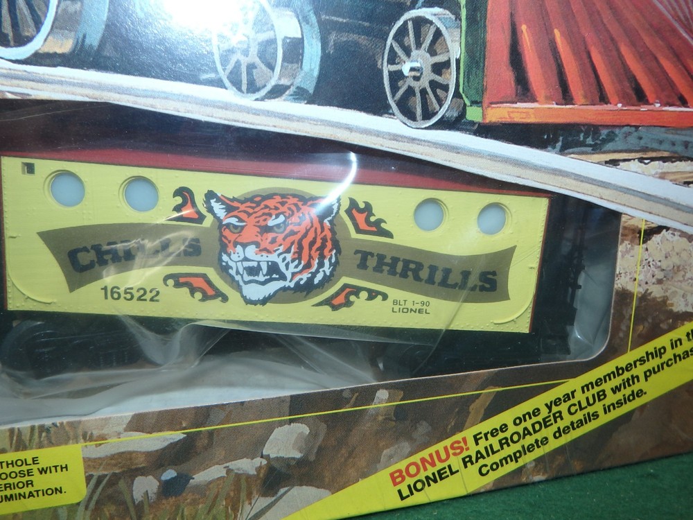 LIONELVILLE 11716 CIRCUS SPECIAL COMPLETE TRAIN SET. SEALED