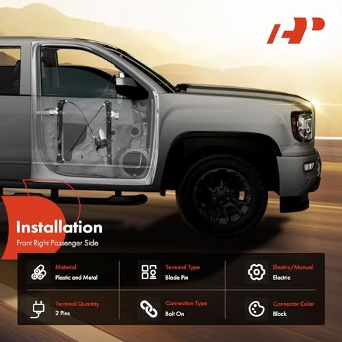 Front Right Electric Power Window Regulator with Motor Front Passenger