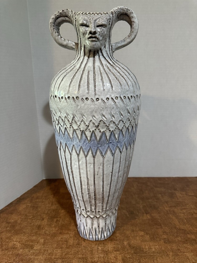 Fhen 20” Tall Vase Sculpture Pottery