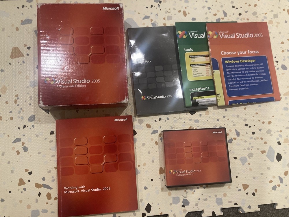 Microsoft Visual Studio 2005 Professional Edition – Full Retail Version