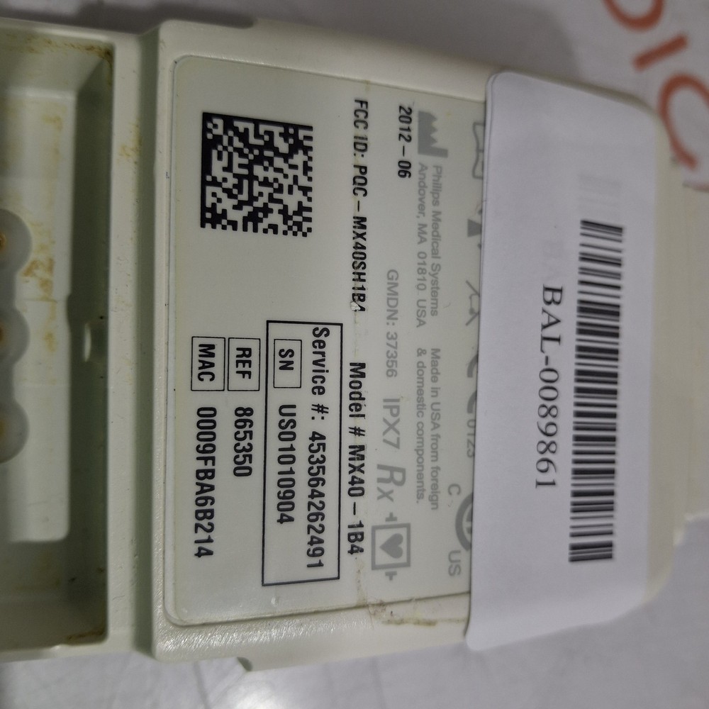 Philips MX40 1.4 ECG 865350 Telemetry Transmitter