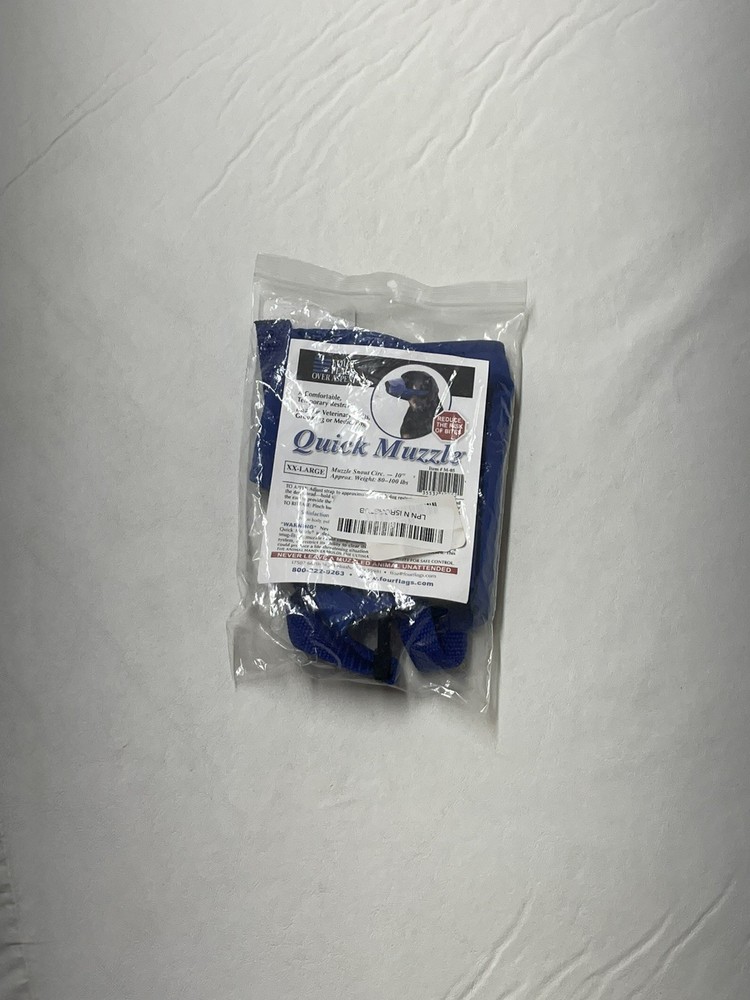 Four Flags Dog Muzzle X-Small, Quick Muzzle, Blue