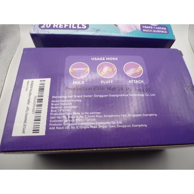 2 Pack Hoowish Dusting Kit 20 Refills Microfiber Traps Locks Multi Surface