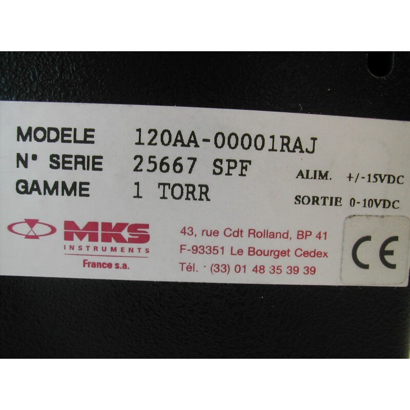 VACUUM MANOMETER MKS 120AA (1 TORR)