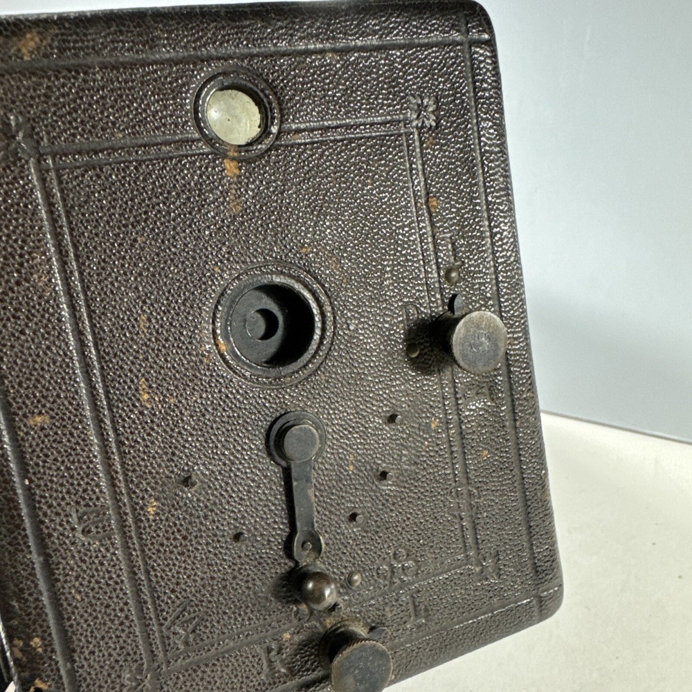 Murer's Express Newness Model A Falling Plate Box Camera - Rare Working Complete