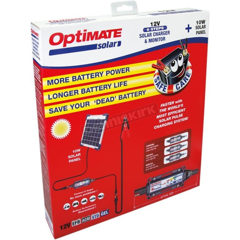 Tecmate Duo Optimate Solar Charger - TM522-D1