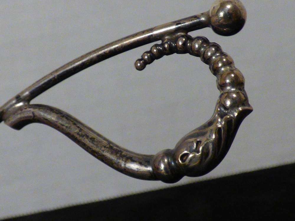 Antique Vintage Silver Webster Candle Snuffer Jointed Hinged Bendable