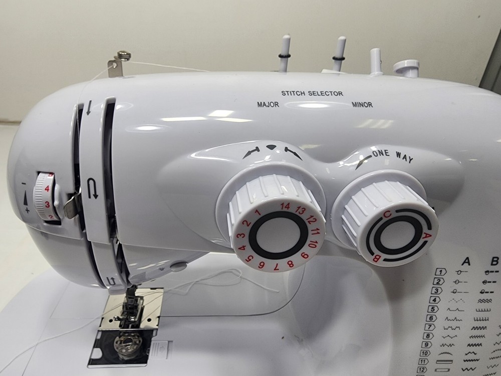 Mueller Ultra-Stitch Sewing Machine SM-1100 White 42 Stitch Patterns