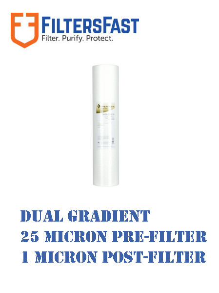 Pentek DGD-2501-20 Dual Gradient Density Filter