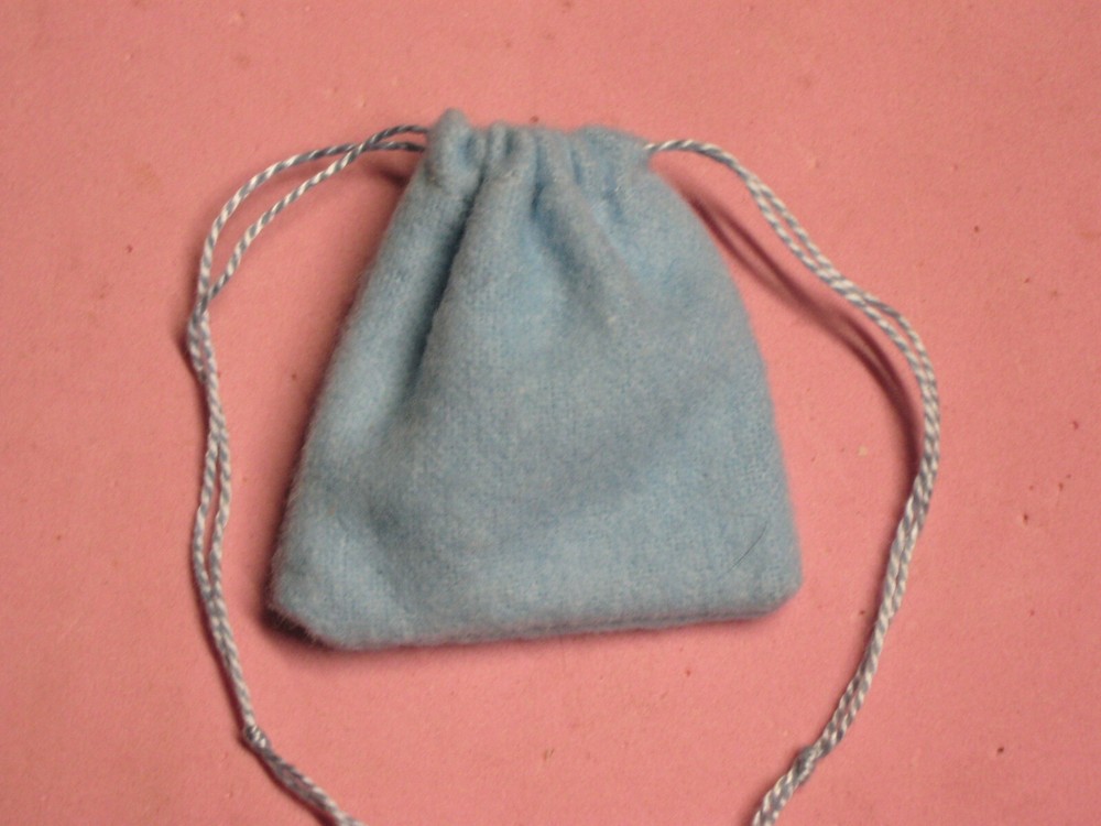 BLUE FLANNEL BAG -2" X 2"-- MOJO / GRIS-GRIS