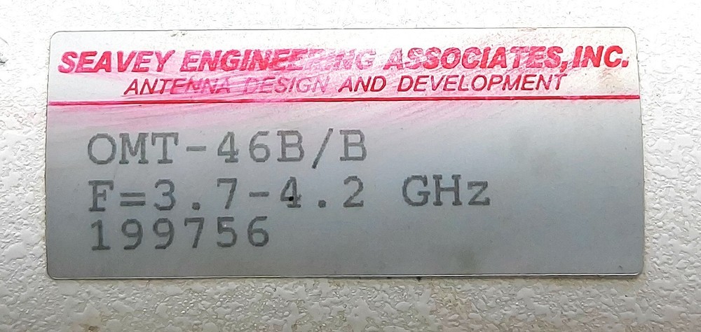 Microwave Filter Co. 12086-2 C-Band Transmit Reject Filter