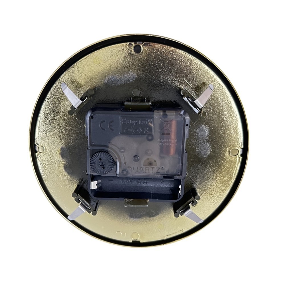 DIY 130MM Quartz Clock Insert Movement Miniature Arabic Numeral Replacement Gold