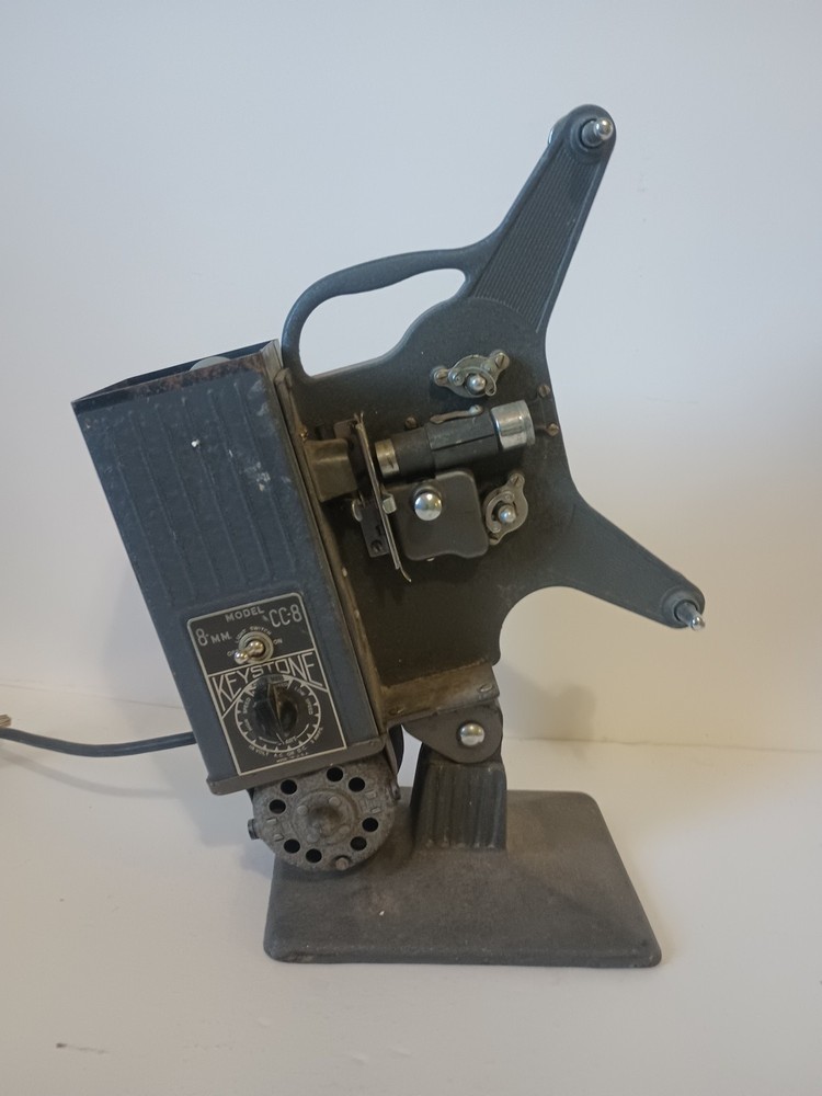 Vintage Keystone 8 mm Projector Model CC-8 Motor Works