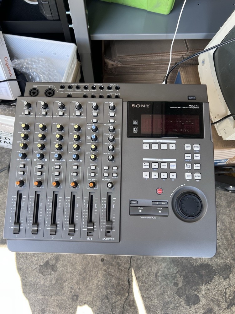 Sony mdm X4 Minidisc 4 Track Recorder Untested