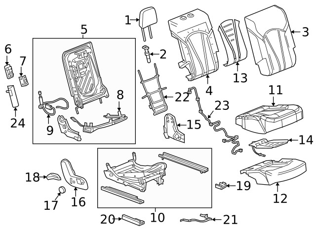 Genuine GM Headrest 84397826