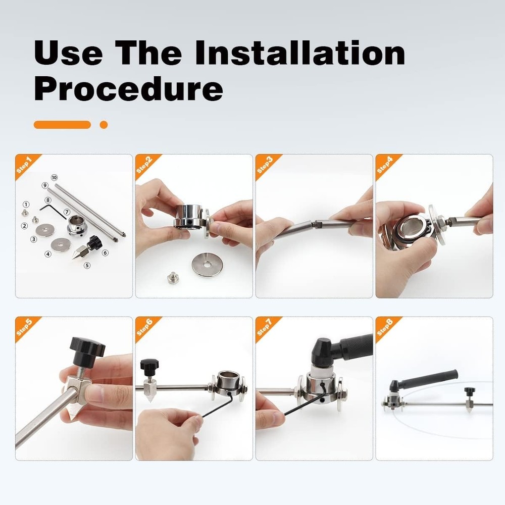 Durable PT-31 Circle Guide with Double Wheel Roller for Efficient Plasma Cutting