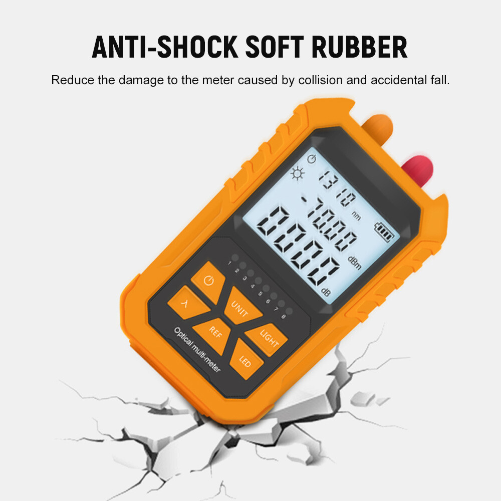 Handheld Optical Meter with 5km Red -70~+6dBm Optical M5H9