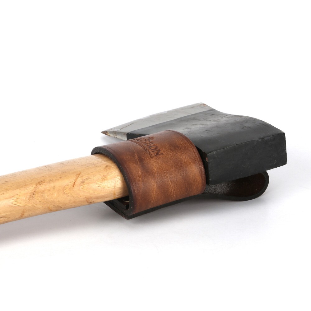 Leather Axe Handle Holster Belt Loop Hatchet Sheath Hammer Wrench Holder