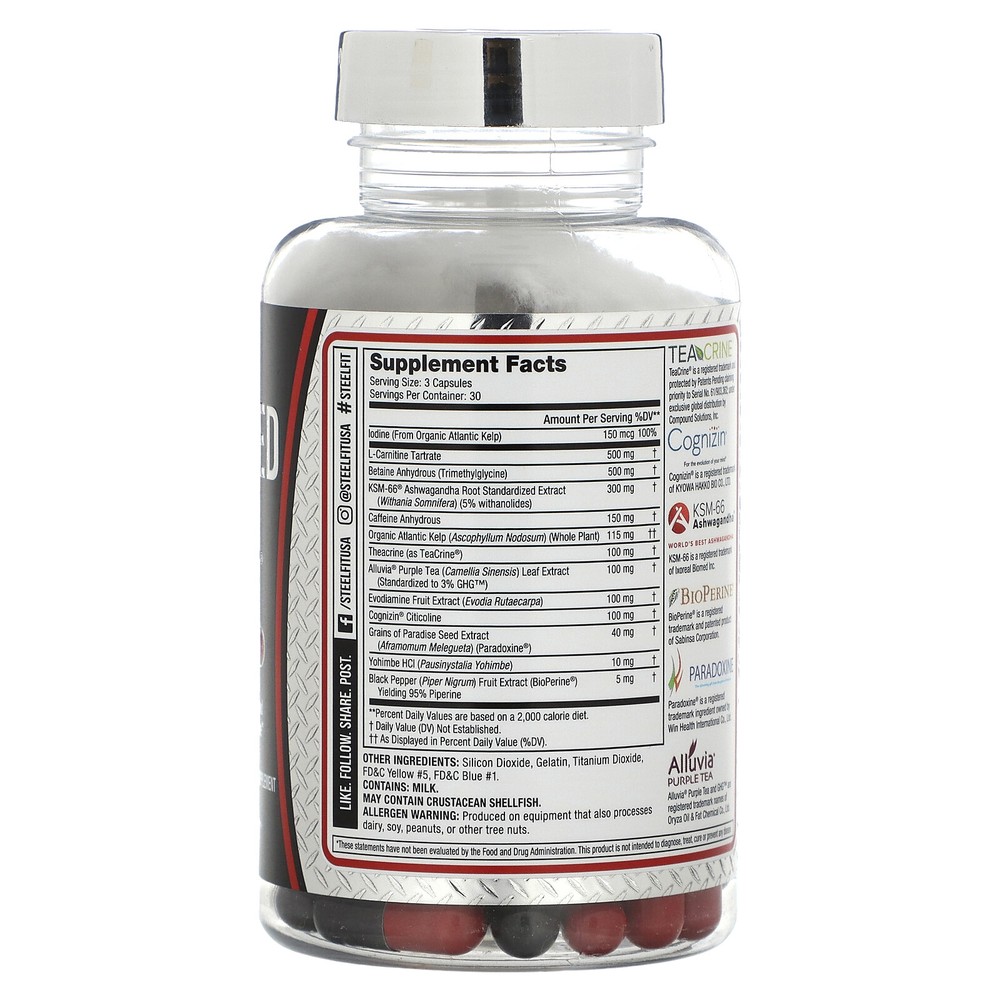 Shredded Steel, Weight Loss Solution, 90 Capsules