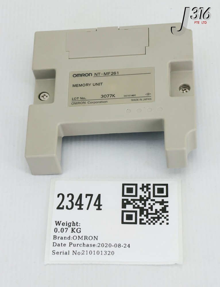 23474 OMRON MODULE, MEMORY UNIT (NEW) NT-MF261