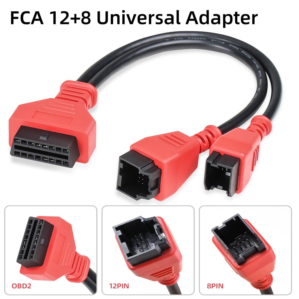 FCA 12+8 Cable Universal Adapter for Chrysler Work MaxiSys/IM608 /Launch X431 V