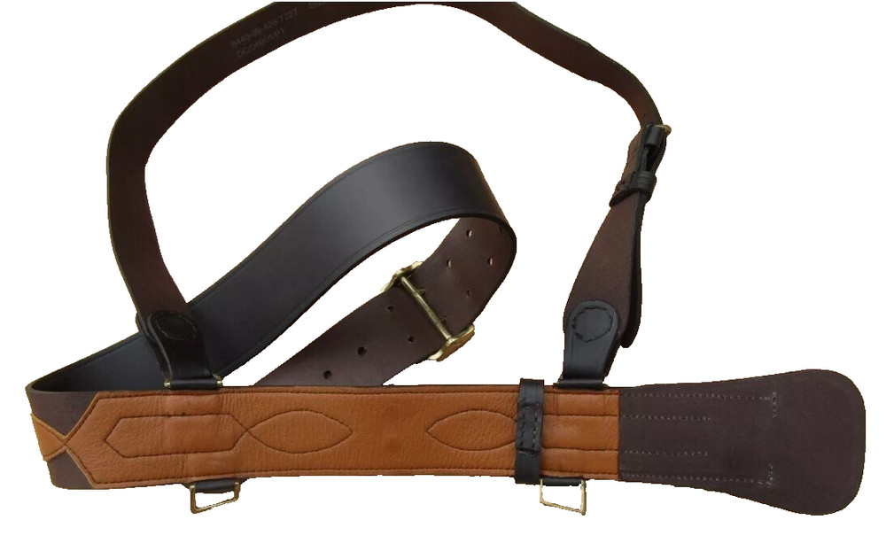 Sam Browne Belt Official MOD issue Male version New unissued Leather Sam Brown