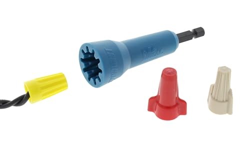 IDEAL Electrical 30-902 Spin-Twist Wire Connector Socket Wrench Blue
