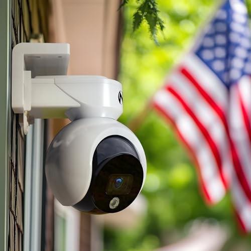 Add On Wired 4K Deterrence Cameras with 2-Way Audio - 2 Pack - White