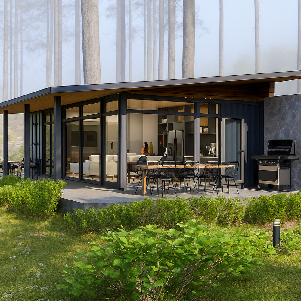 Container house plans - 2 bedrooms - 1 bathroom - Digital PDF File