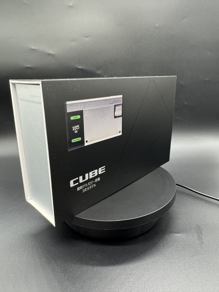 GOLFZON Caddy Talk Cube golf distance measuring device silver