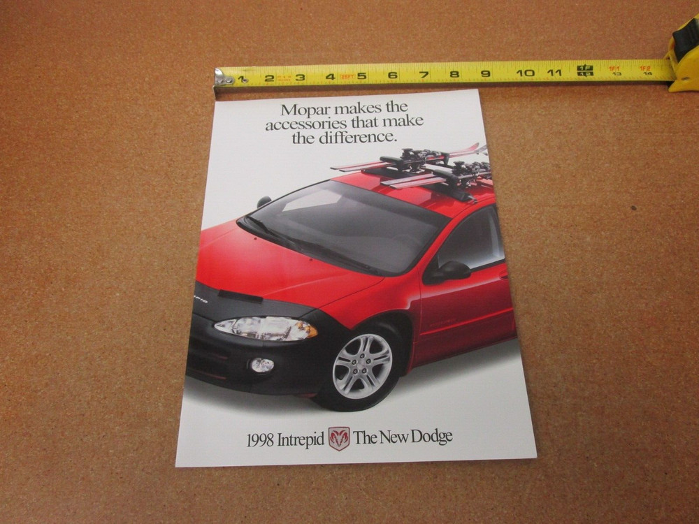 1998 Dodge Intrepid Accessories sales brochure 6 pg folder ORIGINAL